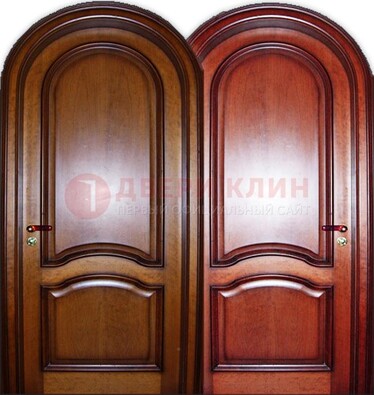 Входная арочная дверь МДФ внутри ДА-5 для сельского дома в Новосибирске