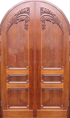 Металлическая арочная дверь ДА-9 в салон красоты в Новосибирске