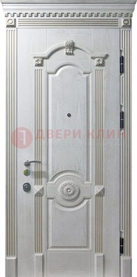 Белая дверь с МДФ ДМ-525 в Новосибирске