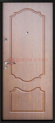 Светлая железная дверь с МДФ ДМ-87 в дом из бруса в Новосибирске