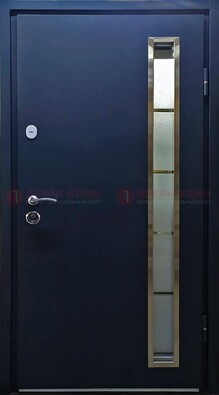 Металлическая дверь с порошковым покрытием и МДФ Белый дуб ДП-219 в Новосибирске