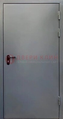 Серая противопожарная дверь ДПП-20 в Новосибирске