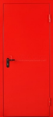 Красная противопожарная дверь ДПМ-01/60 в Новосибирске