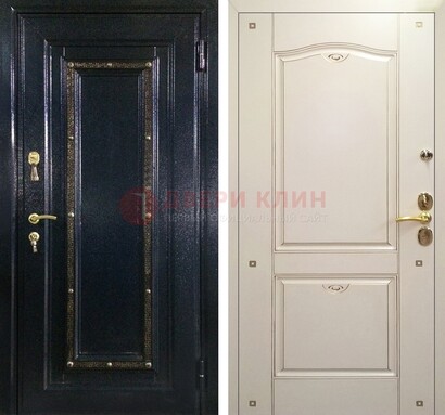 Входная дверь Дверь с золотистым декором ДПР-3 в Новосибирске