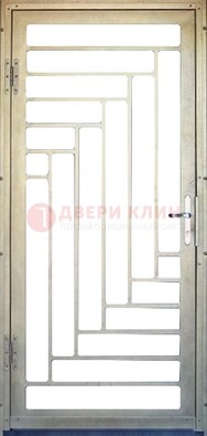 Железная решетчатая дверь с узором ДР-41 в Новосибирске