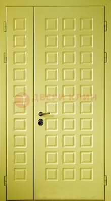 Салатовая тамбурная дверь ДТМ-28 в Уфе