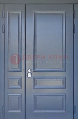 Темно-серая железная дверь с виноритом ДВТ-242 в Новосибирске